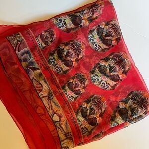 Alexander McQueen scarf. Silk
